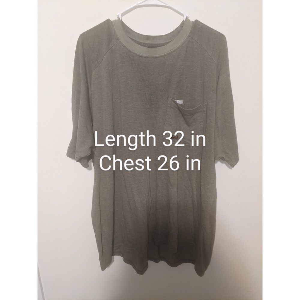 Ariat Rebar Shirt Men's XL Green Pocket Tee